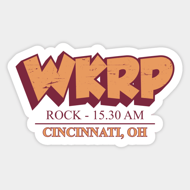 WKRP Cincinnati Sticker by Baby Kids Zone